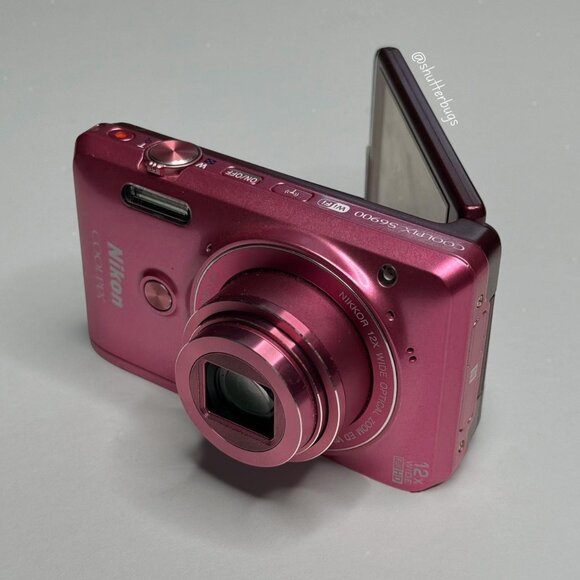 Pre-Owend NK Coolpix S6900 Pink RARE Hot Pink Digicam