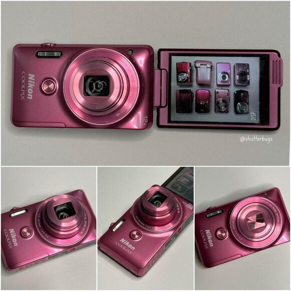 Pre-Owend NK Coolpix S6900 Pink RARE Hot Pink Digicam